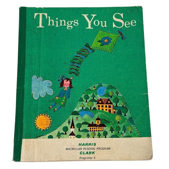 Other - Macmillan Book Kids OS Green Things You See Reading Program Preprimer 3 Vintage